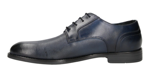 ## 👞 SCARPA ELEGANTE ESTIVA IN VITELLO BLU – BROGUE TRASPIRANTE – LUSSO ARTIGIA