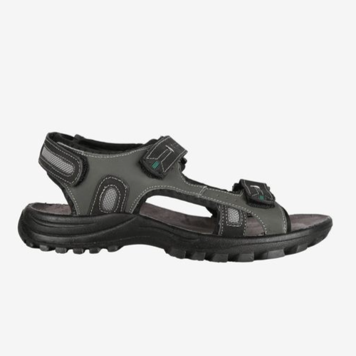 GRIPOSRT Sandali Uomo – Triplo Strappo – Suola Antiscivolo – Premium Nabuk – Off