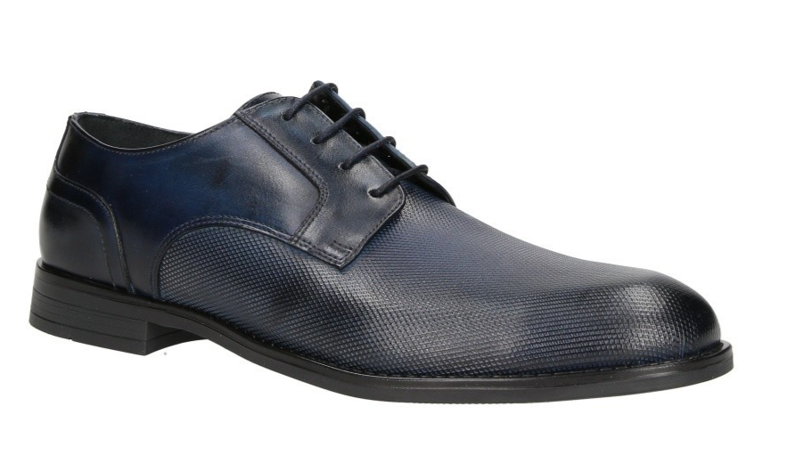 ## 👞 SCARPA ELEGANTE ESTIVA IN VITELLO BLU – BROGUE TRASPIRANTE – LUSSO ARTIGIA