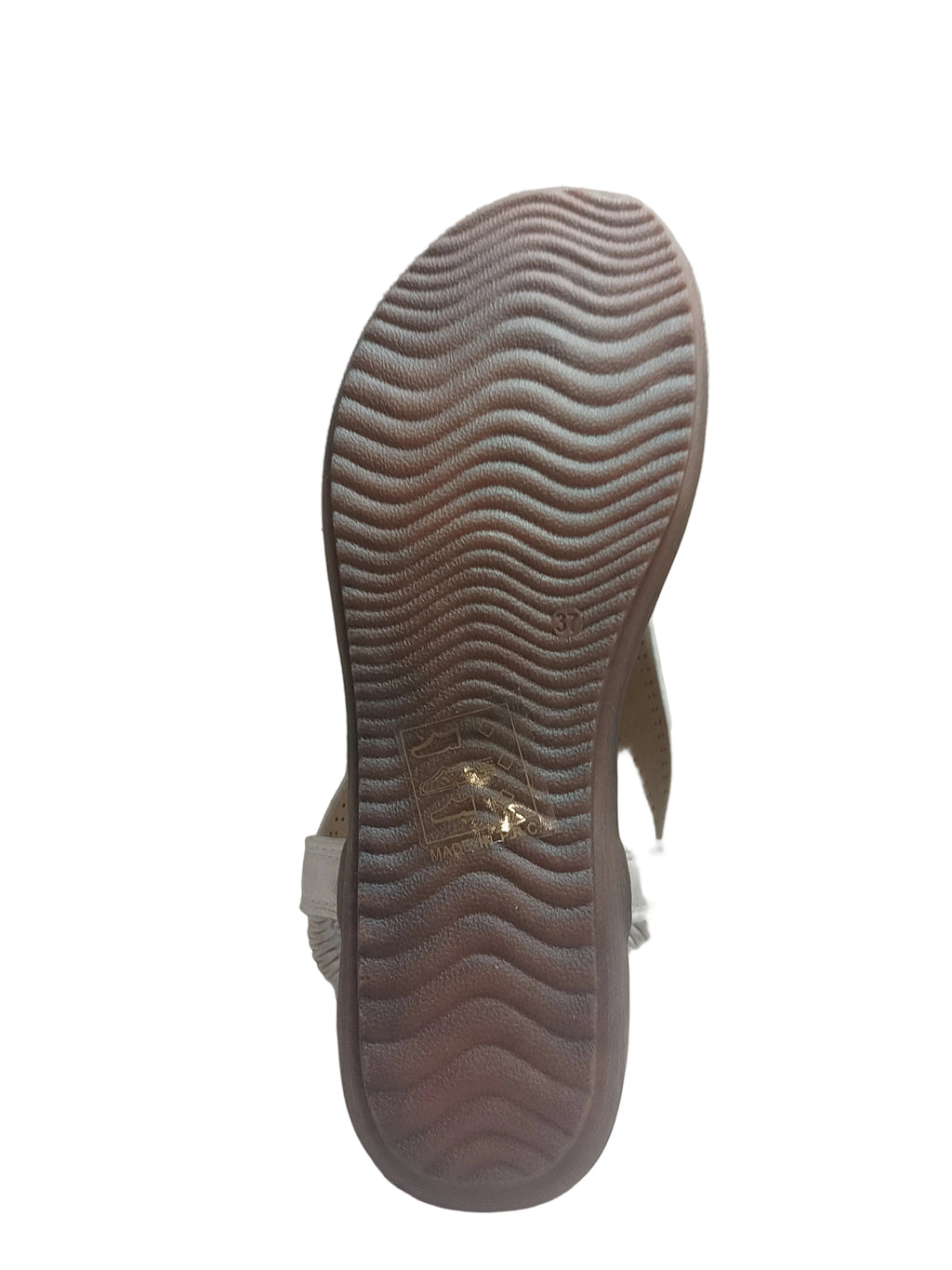 Infradito donna bianco argento yasmine art 40132 plantare