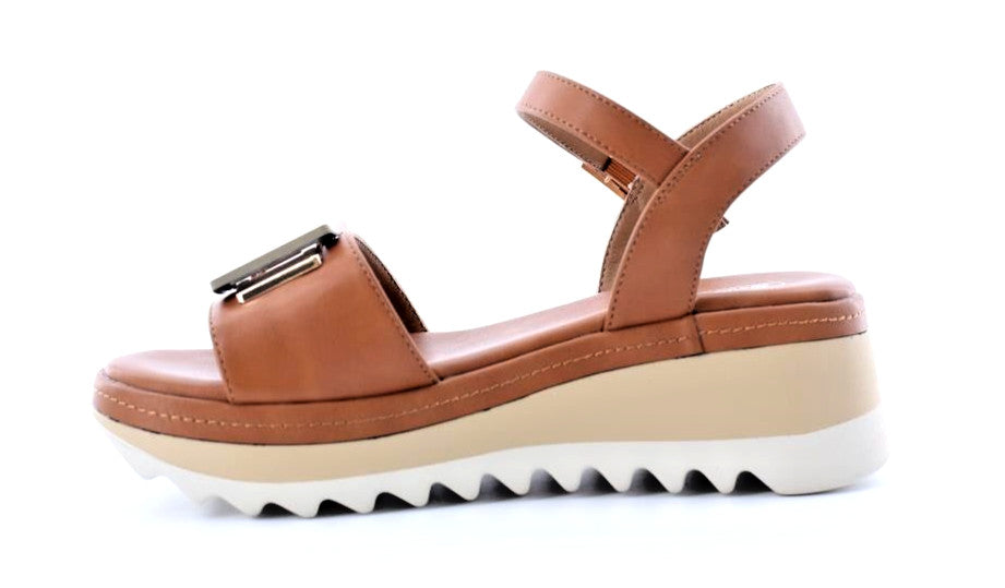 Wcubed Sandalo con zeppa 46061 Brown Riferimento 481991-04