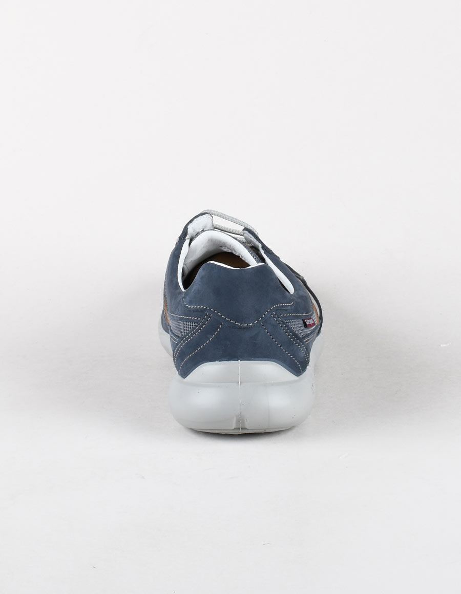 Grisport Art. 43900N16 – Scarpa Tubolare Uomo con Lacci in Nabuk Blu